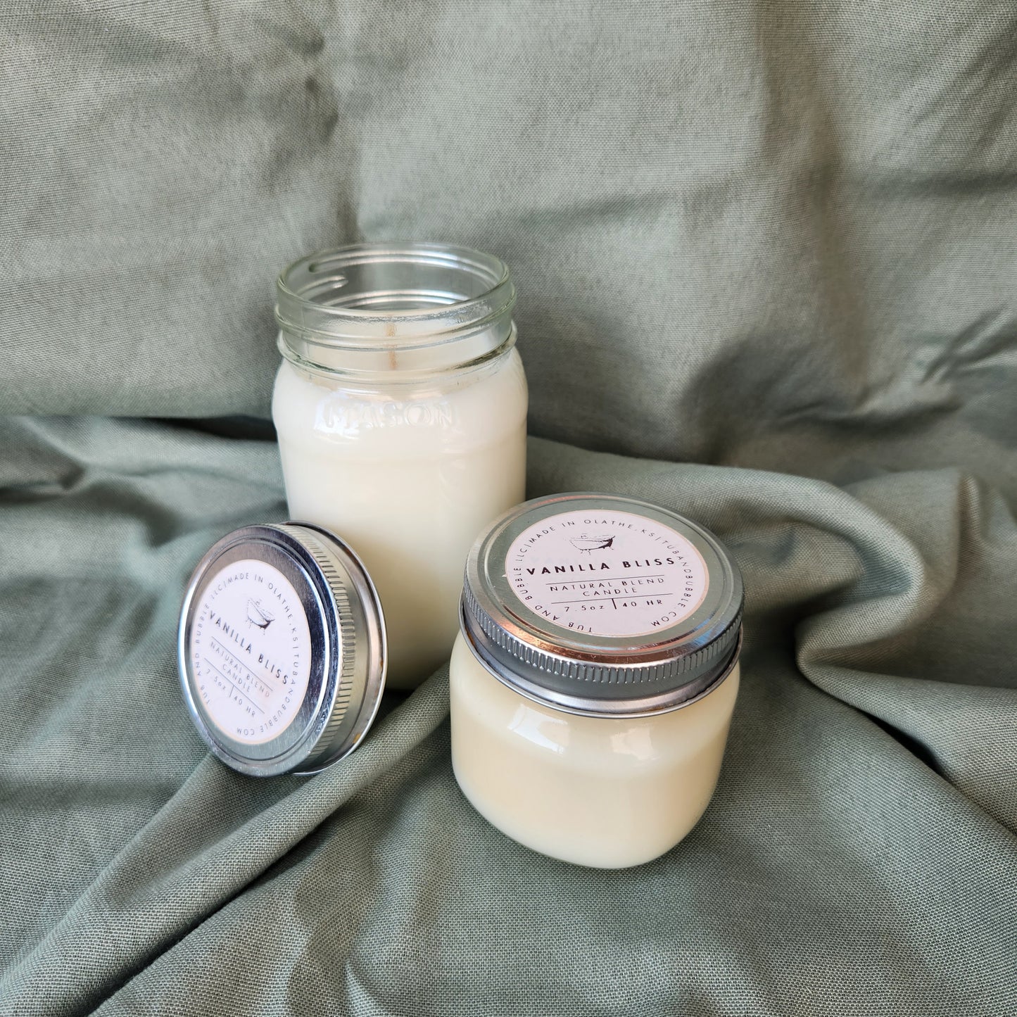 Vanilla Bliss Country Chic Candle